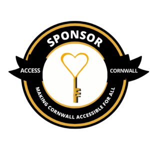 Sponsor badge for Access Cornwall that can be displayed by official sponsors of Access Cornwall