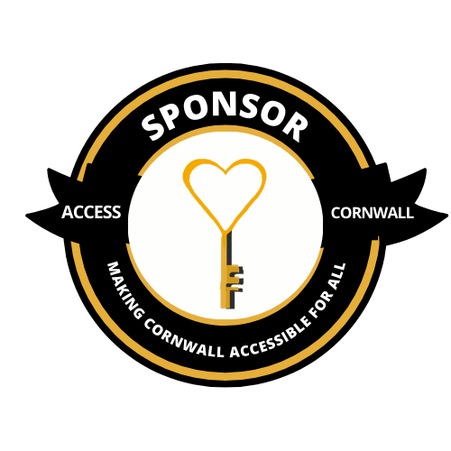 Sponsor badge for Access Cornwall that can be displayed by official sponsors of Access Cornwall