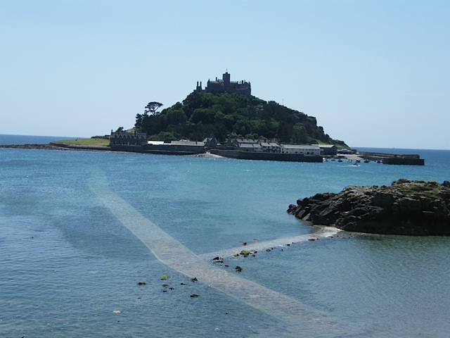 St Michael's Mount seen from Marazion, Cornwall