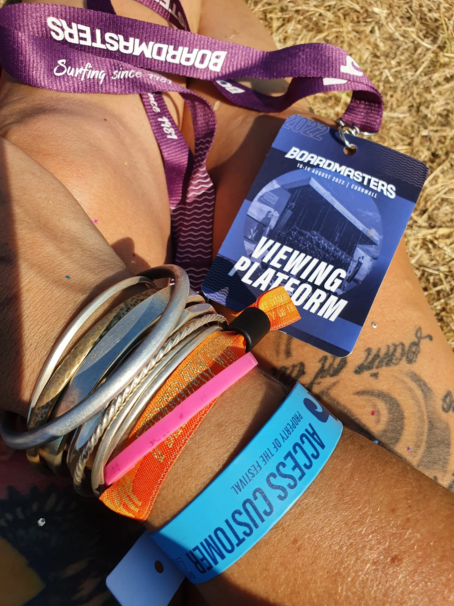 Front of viewing platform pass