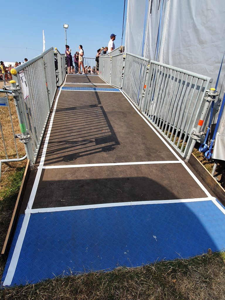 access ramp to viewing platform