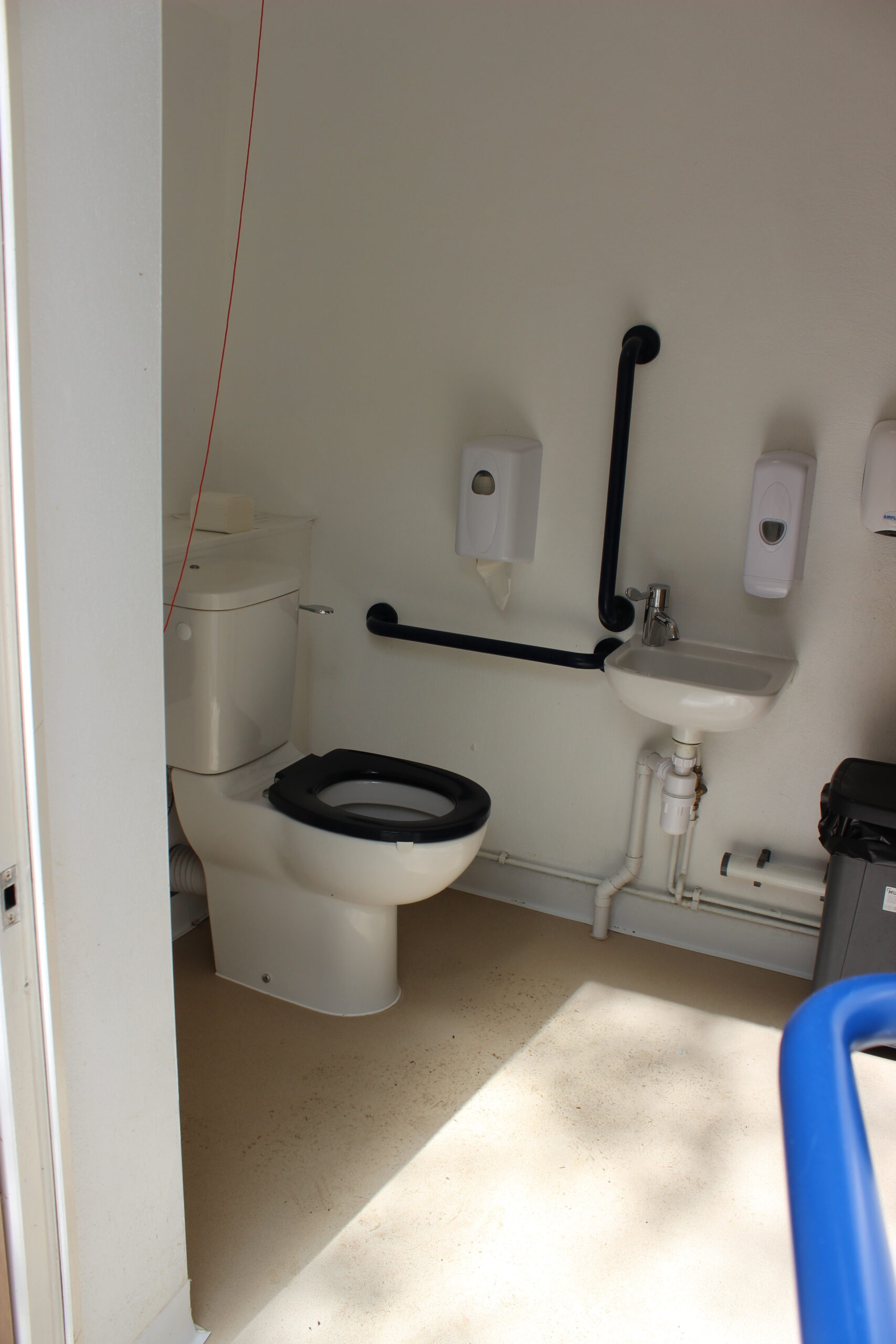 The accessible toilet at Enys House and Gardens