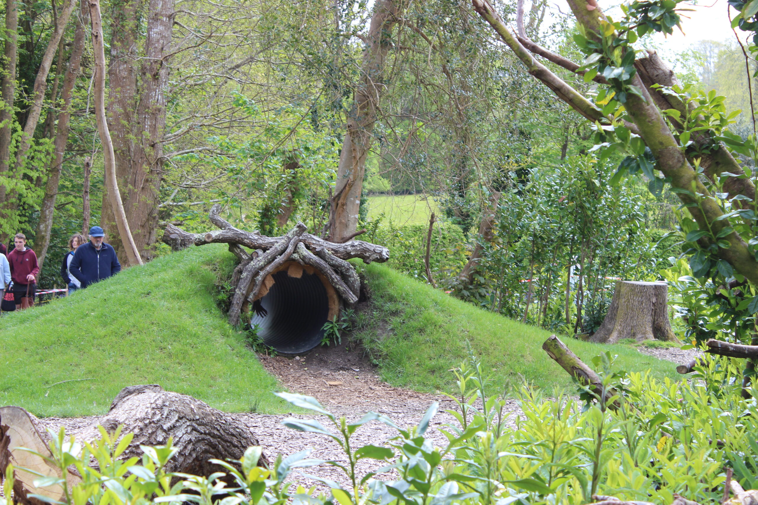 The Burrow play area at Enys Gardens