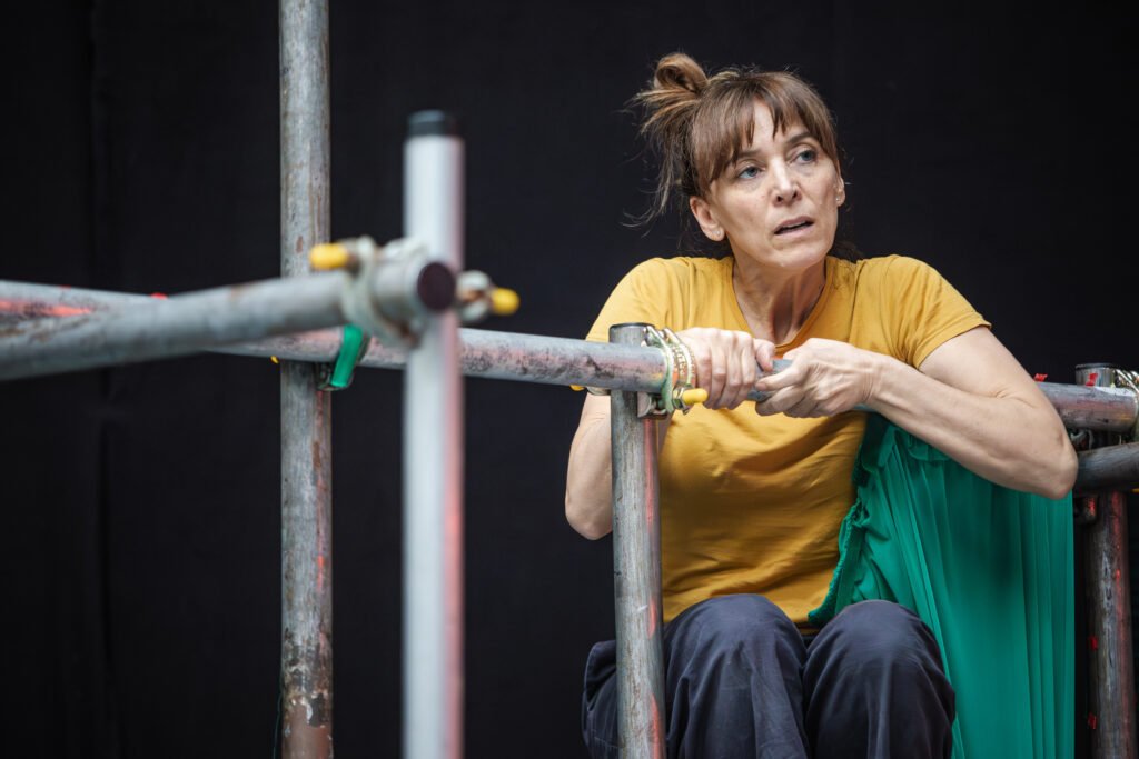 Foermer team GB gymnast Kerry Norton in the play SCAFFOLDING