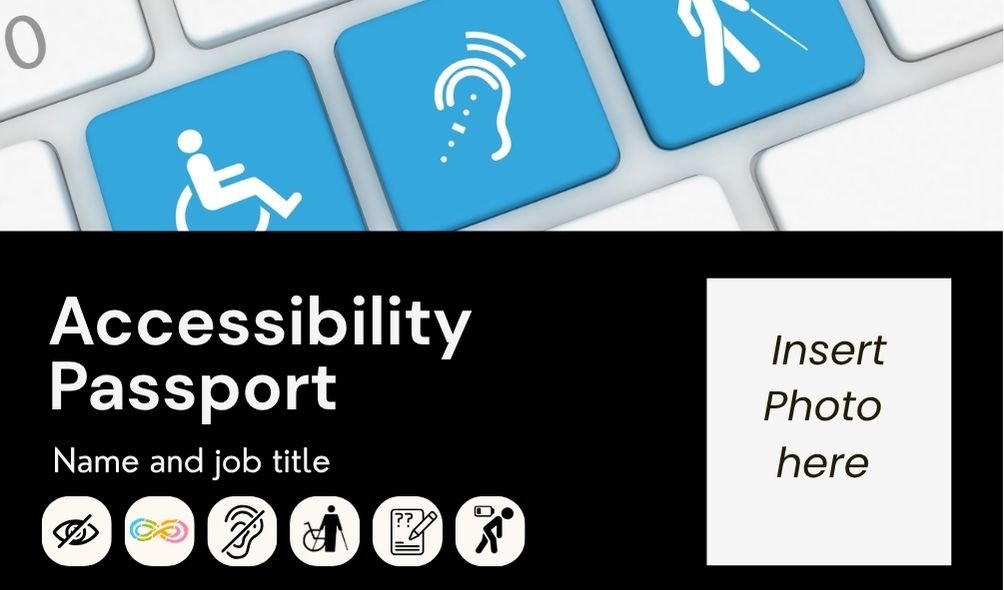 Cover of template accessibility profile