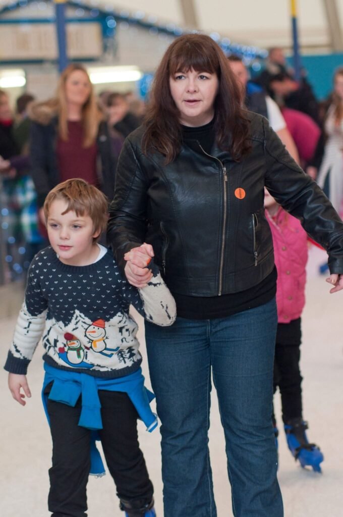 Ice skating at the Eden Project
